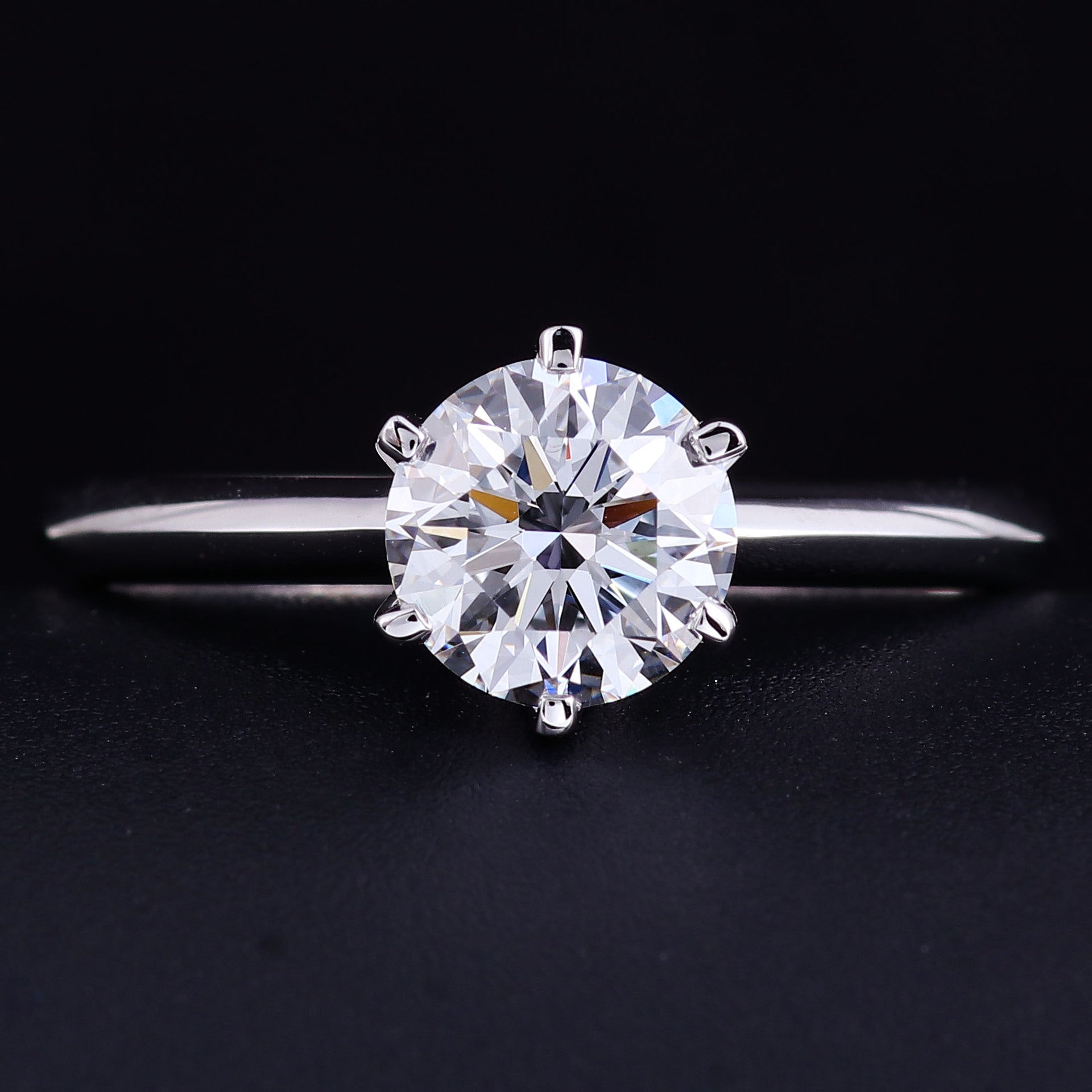 Anel de Noivado Elegante | Ouro 18K com Diamante Lab-Grown | Não Oxida
