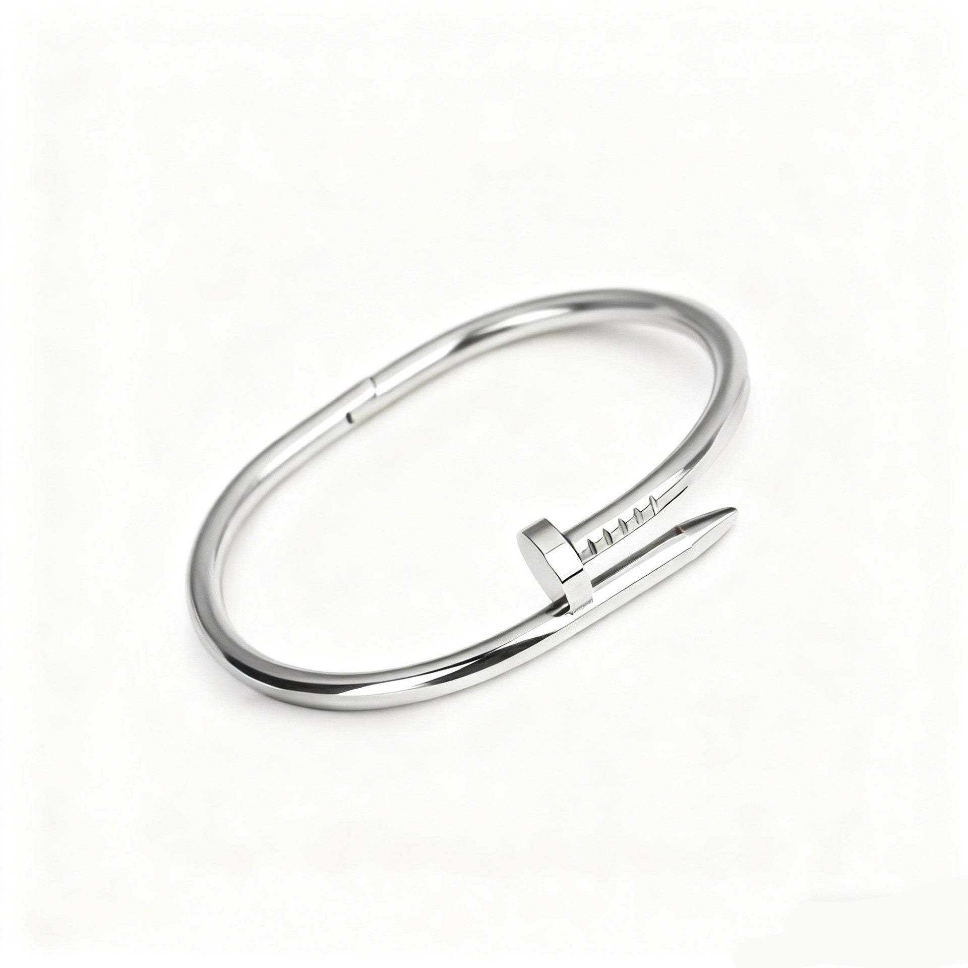 Pulseira Feminina Texturada em Aço de Titânio | Banho a Ouro 18K | Não Oxida