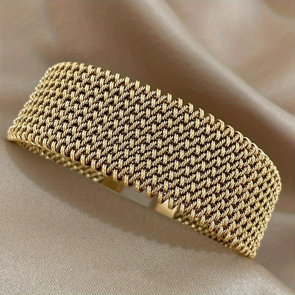 Pulseira Corda de Couro com Aço Inoxidável | Masculina e Unissexo